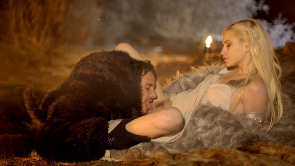 Jon Snow stands by the fire contemplating his next move for conquest when he is approached by Khalisse. A light touch from Khalisse is all it takes for John to capitulate. Leaning in, he captures her lips before guiding her to the ground by the fire so he can properly worship her with long kisses and tender caresses.As the flames warm them from behind, the couple creates their own heat. Jon kisses his way down Khalisse's supple body, working ever lower until he settles between her thighs. The heat of Khalisse's passion is undeniable as Jon explores every inch of her wet slit with his tongue. Greedy for more, Khalisse whimpers beneath Jon's ministrations until he gives in to her cries and fills her with his hard cock.Khalisse is putty in Jon's hands as she gets on her hands and knees to let him fuck her like the wonton she is. She turns around to suck her own musk from Jon's fuck stick, then rolls onto her back once again so Jon can satisfy her needs as she holds one thigh high to change the angle of penetration. Jon takes the gift Khalisse offers, dominating her until he pulls out to cover her in the mark of his love.